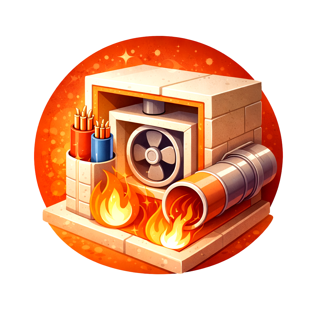 Gaine coupe-feu pour désenfumage et réseaux techniques